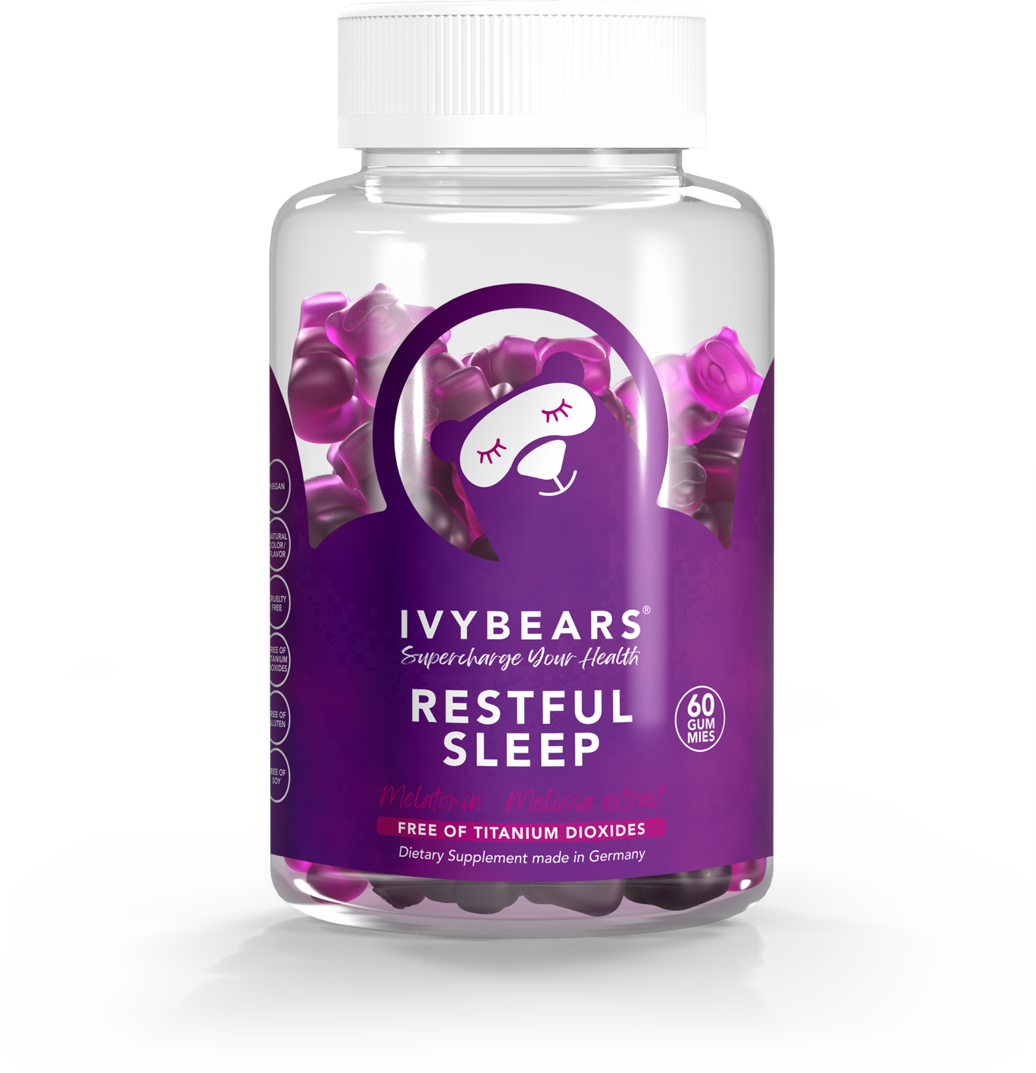Restful Sleep Vitamin Gummy with 1mg Melatonin
